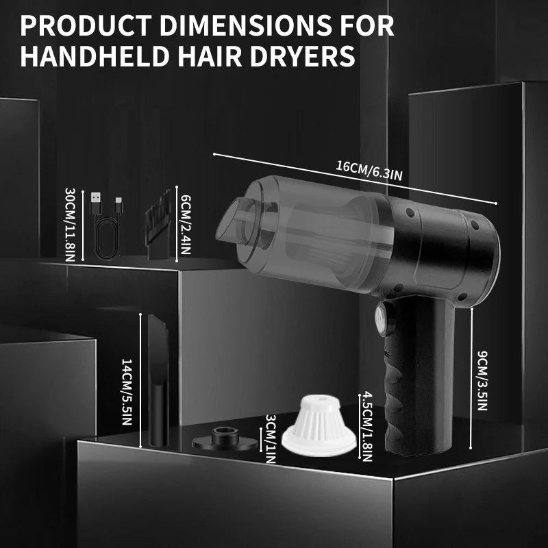 Revora AirVac™ | Cordless Car Vacuum & Air Duster